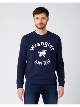 Wrangler Wrangler Felpa CREW SWEAT Blu Regular Fit