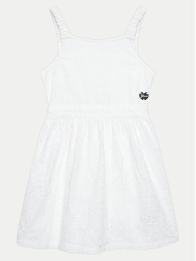 Guess Guess Елегантна рокля J4GK22 WG5N0 Бял Regular Fit