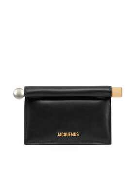 JACQUEMUS JACQUEMUS Torebka La Petite Pochette Rond C 24E241BA392-3171 Czarny