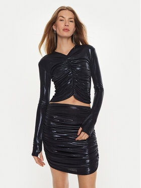 NORMA KAMALI NORMA KAMALI Блузка ST2246LME39951 Cиній Slim Fit