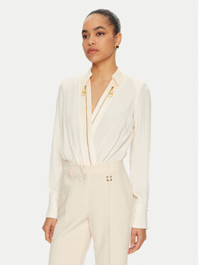 Elisabetta Franchi Elisabetta Franchi Body CB-003-46E1 Ekru Regular Fit