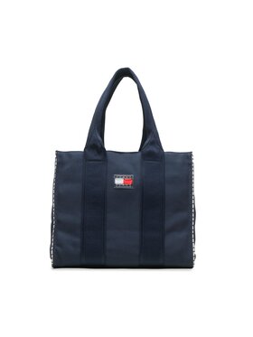 Tommy Jeans Tommy Jeans Torbica Tjm Summer Vacation Tote Denim AW0AW14969 Tamnoplava