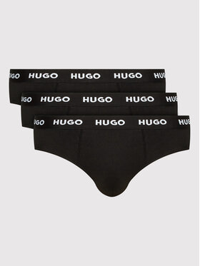 Hugo Hugo Komplet 3 par slipów 50469763 Czarny