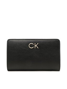 Calvin Klein Calvin Klein Große Damen Geldbörse Re-Lock Bifold French Wallet Pbl K60K610962 Schwarz