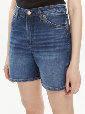 Wrangler Wrangler Džínové šortky Cowboy 112351042 Modrá Relaxed Fit