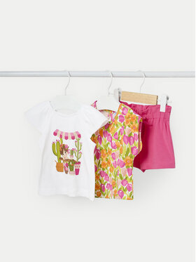 Mayoral Mayoral 2er-Set T-Shirts und Shorts 01229 Rosa Regular Fit
