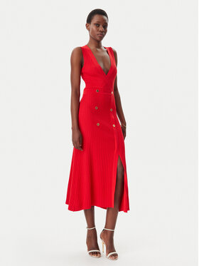 LOLA CASADEMUNT LOLA CASADEMUNT Trikotažinė suknelė LS2516003 Raudona Regular Fit