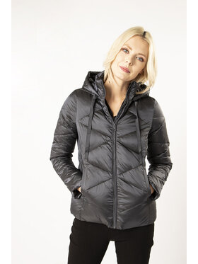 QUIOSQUE QUIOSQUE Zimné bundy 9NR002802 Sivá Regular Fit