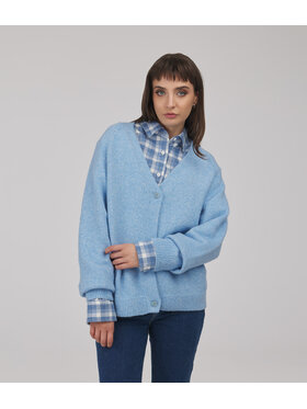 Lee Cooper Lee Cooper Sweter STENIA Niebieski jasny Regular Fit