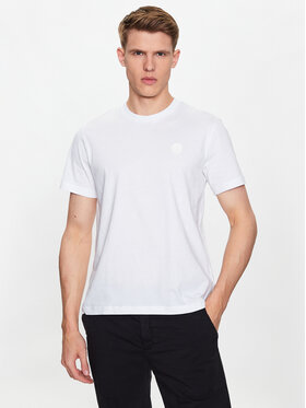 Trussardi Trussardi Tricou 52T00735 Alb Regular Fit