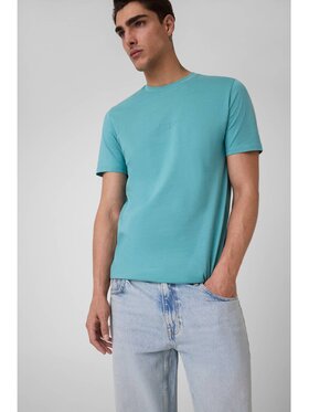 Guess Guess T-Shirt 153107 Světle modrá Classic Fit