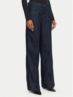 Guess Jeans Guess Jeans Jeans hlače W6YA05 D1179 Mornarsko modra Wide Leg