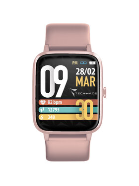 Techmade Techmade Zegarek 8099990144865 Różowy