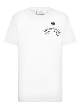 PHILIPP PLEIN PHILIPP PLEIN T-Shirt 22231 Biały Regular Fit