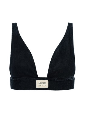 MissDenim MissDenim Biustonosz top Denim Top Czarny Basic Fit