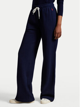 Polo Ralph Lauren Polo Ralph Lauren Sportinės kelnės 211977959001 Tamsiai mėlyna Wide Leg