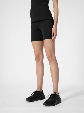 4F 4F Cyklistické šortky 4FSS23TFSHF142 Čierna Slim Fit