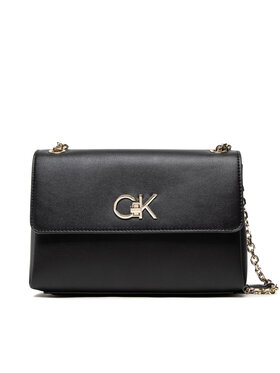 Calvin Klein Calvin Klein Дамска чанта Re-Lock Ew Cony Crossbody K60K609624 Черен