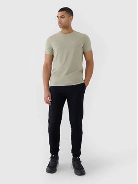 4F 4F Spodnie dresowe 4FWSS25TTROM1014-20S Czarny Regular Fit