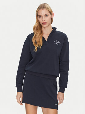Guess Guess Bluza V5GQ06 KCS01 Granatowy Regular Fit