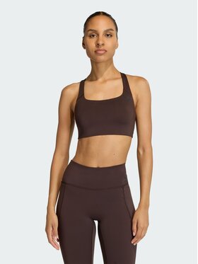 adidas adidas Biustonosz sportowy 159168 Brązowy