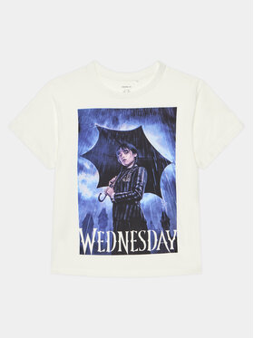 NAME IT NAME IT T-shirt 13228850 Bijela Boxy Fit