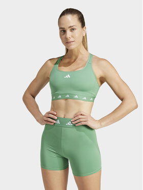 adidas adidas Sutien sport Powerreact Training IT6641 Verde