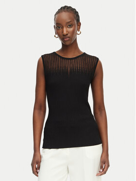 Rinascimento Rinascimento Τοπ CFM0012239003 Μαύρο Slim Fit