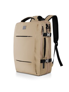 James Hawk James Hawk Plecak Travel Backpack Beżowy