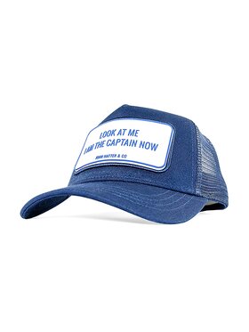 John Hatter & Co John Hatter & Co Czapka z daszkiem Look At Me I Am The Captain Now | Rubber Granatowy