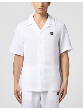 PHILIPP PLEIN PHILIPP PLEIN Camicia 30021 Bianco Regular Fit