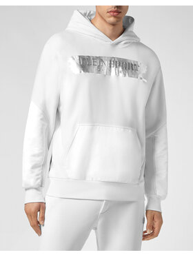 Plein Sport Plein Sport Mikina 1475 Bílá Regular Fit