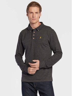 Brave Soul Brave Soul Поло MLT-412WASHINGTN Сірий Slim Fit
