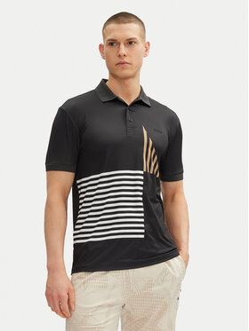 BOSS BOSS Polo Paddy Striped C1 50539506 Czarny Regular Fit