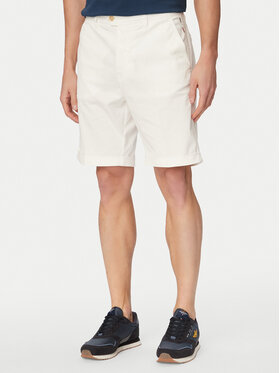 Aeronautica Militare Aeronautica Militare Pantaloncini di tessuto 261BE0278UCT04292 Bianco Regular Fit