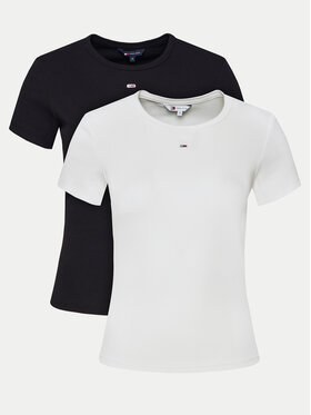 Tommy Jeans Tommy Jeans Komplet t-shirtów DW0DW21430 Kolorowy Slim Fit