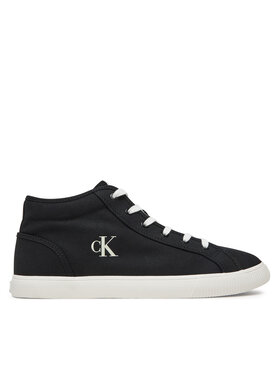 Calvin Klein Jeans Calvin Klein Jeans Sneakersy Ess Vulc Mid Mg Canvas YM0YM01210 Černá