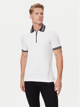 Versace Jeans Couture Versace Jeans Couture Polo 79GAGT02 CJ01T Biały Regular Fit
