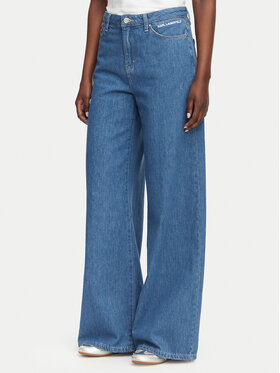 Karl Lagerfeld Jeans Karl Lagerfeld Jeans Jeans hlače B3W10046 Modra Wide Leg