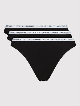 Tommy Hilfiger Tommy Hilfiger Fazonos bugyi szett UW0UW02828 Fekete