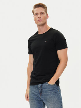 Tommy Jeans Tommy Jeans Majica DM0DM04411 Črna Slim Fit