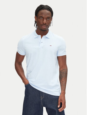 Tommy Jeans Tommy Jeans Polo DM0DM20676 Svijetloplava Slim Fit