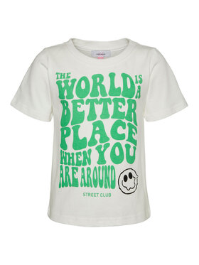 Vero Moda Girl Vero Moda Girl Tričko 10282622 Biela Regular Fit
