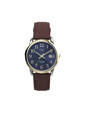 Timex Timex Zegarek Easy Reader Classic TW2W54500 Brązowy