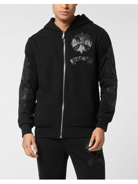 PHILIPP PLEIN PHILIPP PLEIN Felpa 25931 Nero Athletic Fit