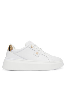 Tommy Hilfiger Tommy Hilfiger Sneakers Chic Platform Snake FW0FW09456 Alb