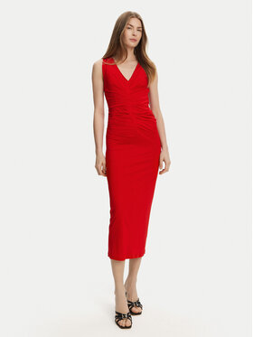 Marella Marella Φόρεμα κοκτέιλ Harald 2513621022 Κόκκινο Slim Fit