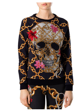 PHILIPP PLEIN PHILIPP PLEIN Felpa 30848 Nero Regular Fit