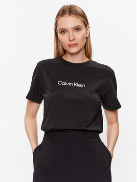 Calvin Klein Calvin Klein T-krekls Hero Logo K20K205448 Melns Regular Fit