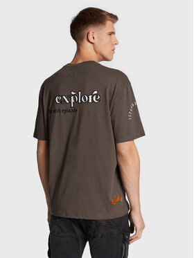 Redefined Rebel Redefined Rebel T-Shirt Marlow 211115 Καφέ Regular Fit